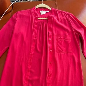 Diane Von Furstenberg Fuchsia Blouse